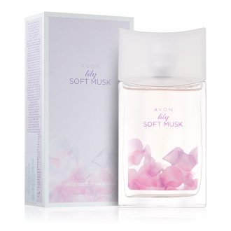 جعبه ادکلن زنانه Avon مدل Lily Soft Musk حجم 50 میلی لیتر